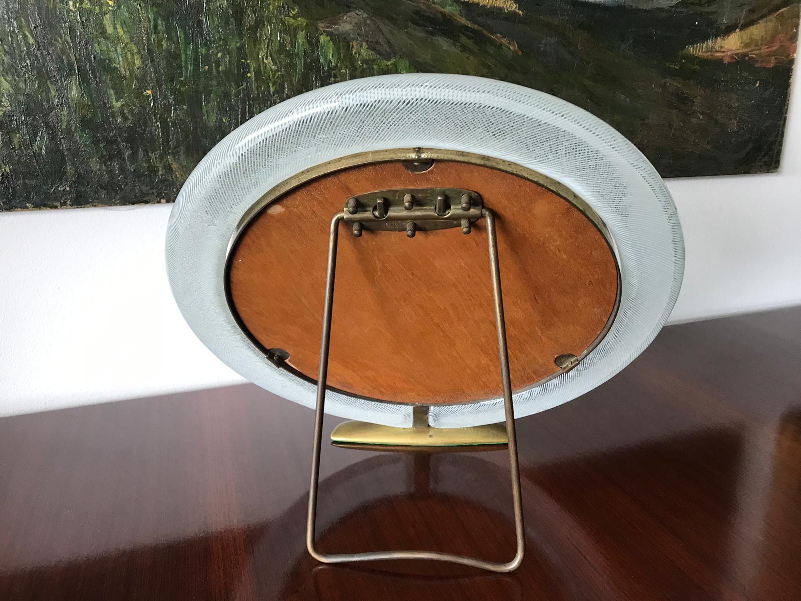 Carlo Scarpa Venini Table Mirror c. 1937 Murano Italy