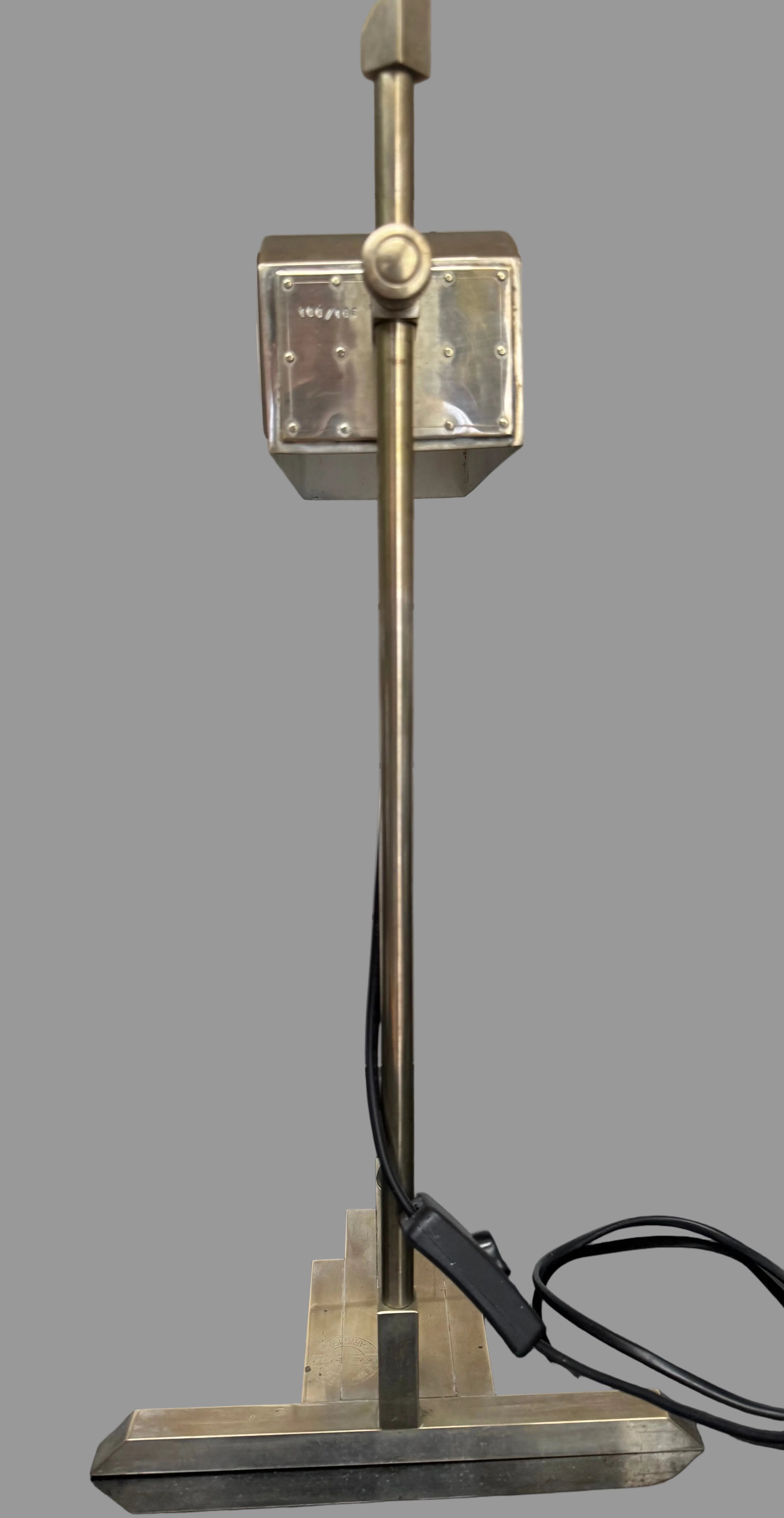 Rare Marcel Breuer Art Deco Desk Lamp with Swan