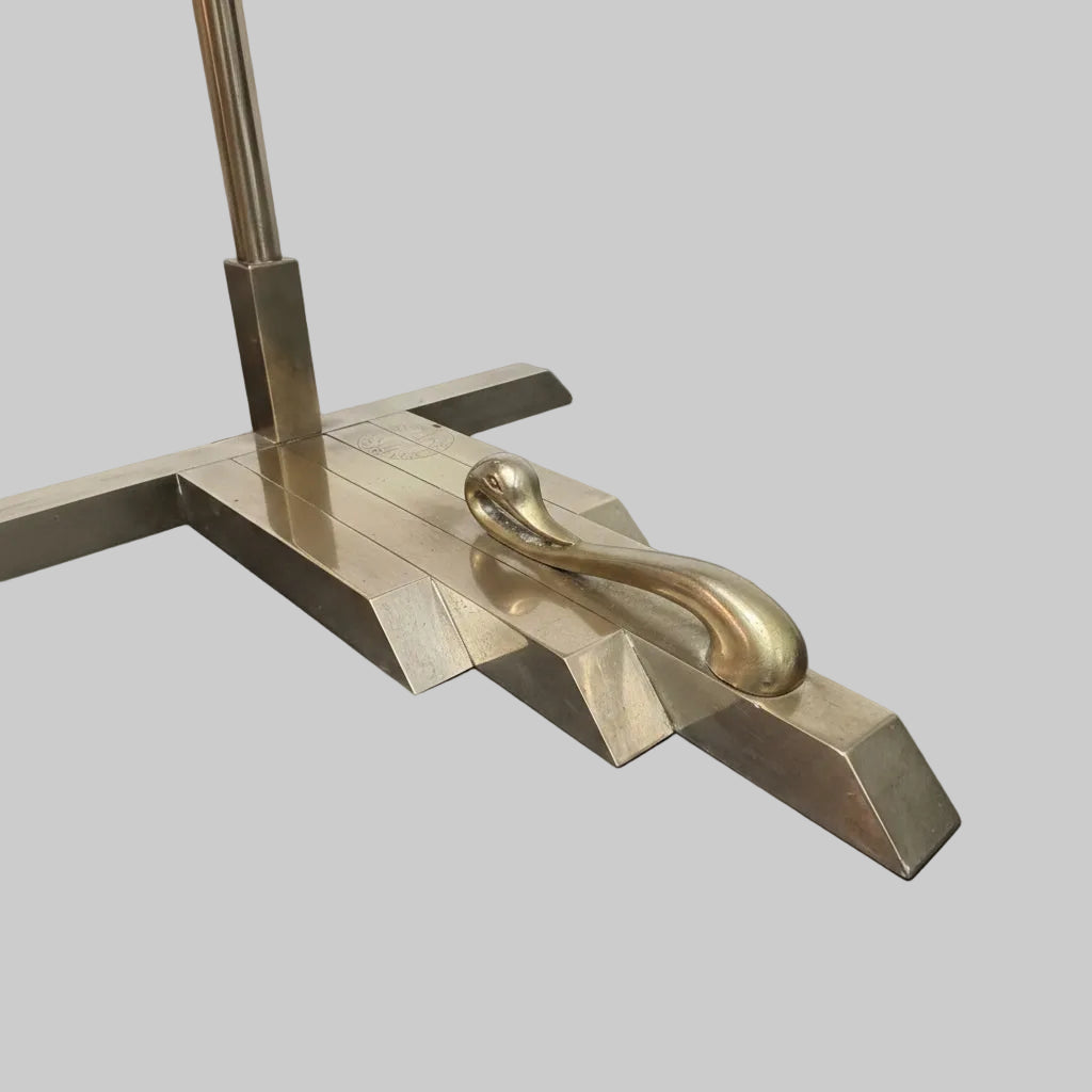 Rare Large Marcel Breuer Art Deco Desk Lamp with Swan