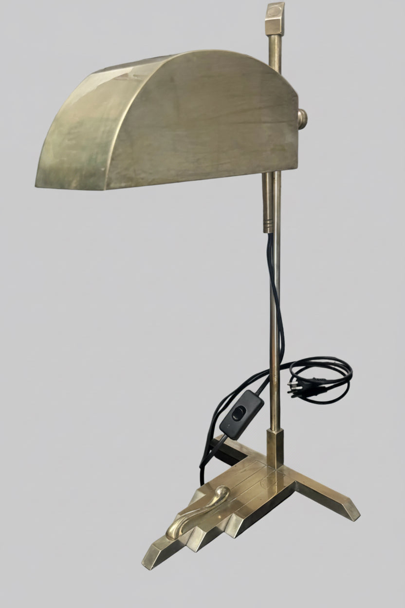 Rare Large Marcel Breuer Art Deco Desk Lamp with Swan